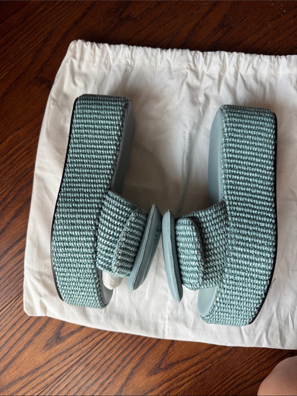 BOYY Raffia Platform Sandals - Picture 5 of 6
